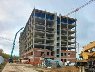 в рамках национального проекта «Здравоохранение» на территории Смоленской области продолжается строительство здания областного онкологического диспансера - фото - 1